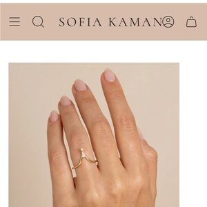 Sofia Kaman ALETHEA TIARA NESTING BAND